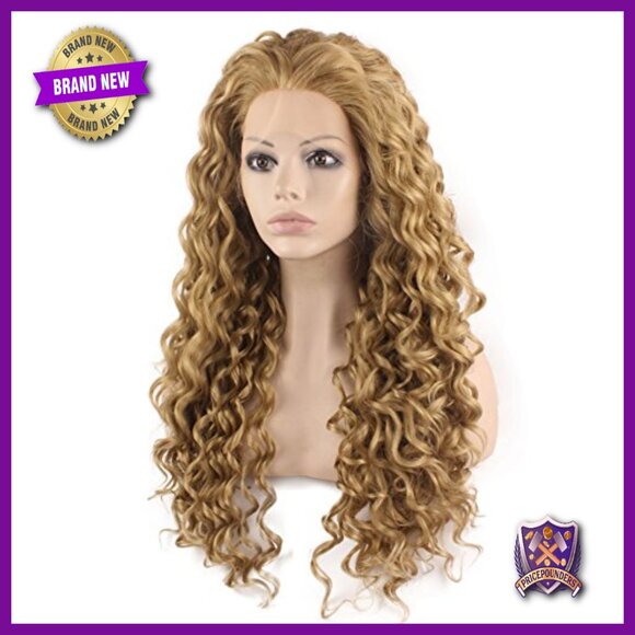 Long Heat Resistant Synthetic Lace Front Wig, 24\